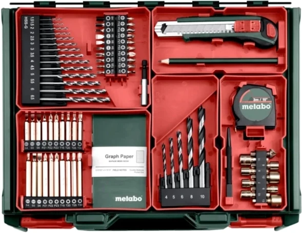 Дрель-шуруповерт Metabo BS 18 L / Mobile Workshop аккум. патрон:быстрозажимной (кейс в комплекте) (614051710)