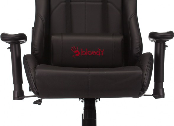Кресло игровое A4Tech Bloody GC-550 черный эко.кожа крестов.