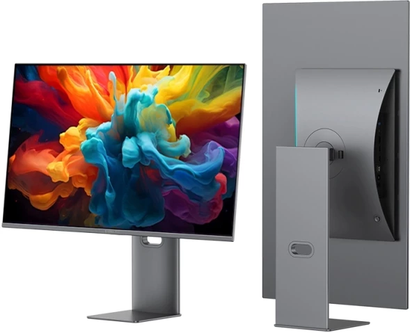 Монитор Digma Pro 31.5&amp;quot; Vision L серебристый QD OLED LED 0.03ms 16:9 HDMI глянцевая HAS Piv 1000cd 178гр/178гр 3840x2160 240Hz G-Sync FreeSync DP 4K USB 5.7кг