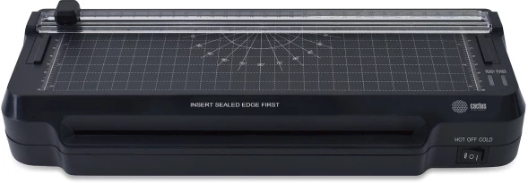 Ламинатор Cactus CS-LAB-F1 черный A4 (70-125мкм) 25см/мин (2вал.) хол.лам. лам.фото