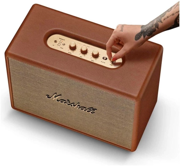 Колонка порт. Marshall Woburn III коричневый 150W 2.0 BT/3.5Jack 10м (WOBURNIII BROWN)