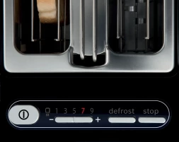 Тостер Bosch TAT8613N 860Вт черный