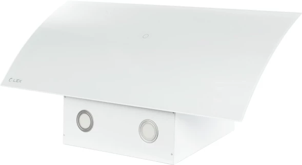 Вытяжка каминная Lex Plaza GS 900 WH белый управление: сенсорное (1 мотор)