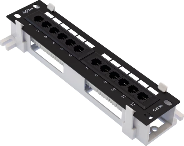 Патч-панель Suprlan 10-0407 10&amp;quot; 1U 12xRJ45 кат.5E UTP