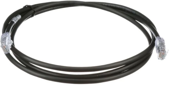 Патч-корд Panduit UTP6AX3MBL UTP RJ-45 вил.-вилка RJ-45 кат.6A 3м черный ПВХ