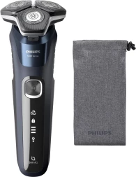 Бритва роторная Philips S5885/10 реж.эл.:3 питан.:аккум. темно-синий