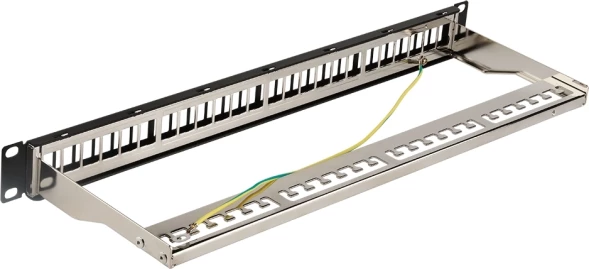Патч-панель наборная Lanmaster LAN-PPN24OK-STP 19&amp;quot; 1U 24x FTP