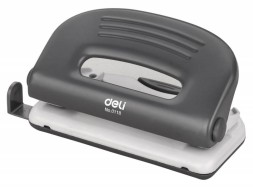Дырокол Deli PRO E0118 макс.:10лист. металл ассорти отв.:2 с линейкой