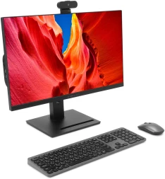 Моноблок Digma Pro Vision 23.8&amp;quot; Full HD Ryzen 7 5700U (1.8) 8Gb SSD256Gb RGr CR Windows 11 Pro Eth WiFi BT 90W клавиатура мышь Cam черный 1920x1080
