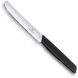 Нож кухонный Victorinox Swiss Modern (6.9003.11) стальной столовый лезв.110мм прямая заточка черный