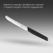 Нож кухонный Victorinox Swiss Modern (6.9003.11) стальной столовый лезв.110мм прямая заточка черный