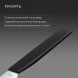 Нож кухонный Victorinox Swiss Modern (6.9003.11) стальной столовый лезв.110мм прямая заточка черный