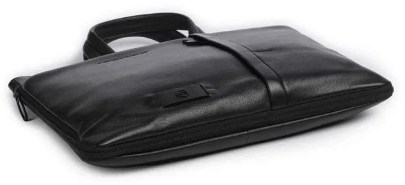 Деловая сумка мужская Piquadro Russel CA4021W137/N с отделением для ноутбука 15.6&amp;quot; черная натур.кожа