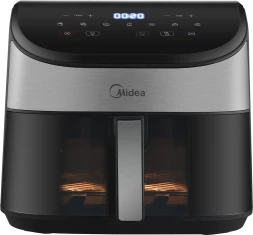 Аэрогриль Midea MAF-CY55WK 5.5л 2250Вт черный/серебристый