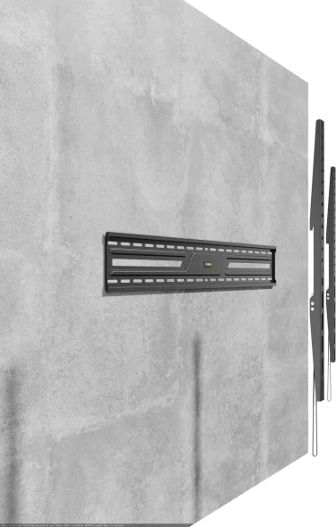 Кронштейн для телевизора Ultramounts UM824F черный 43&amp;quot;-100&amp;quot; макс.75кг настенный фиксированный