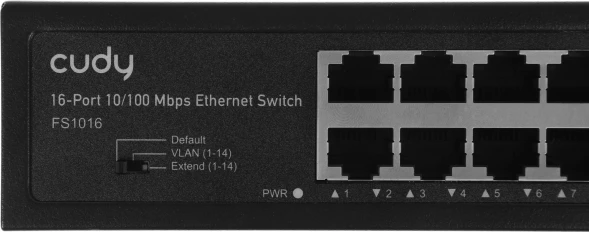 Коммутатор Cudy FS1016 (L2) 16x100Мбит/с неуправляемый