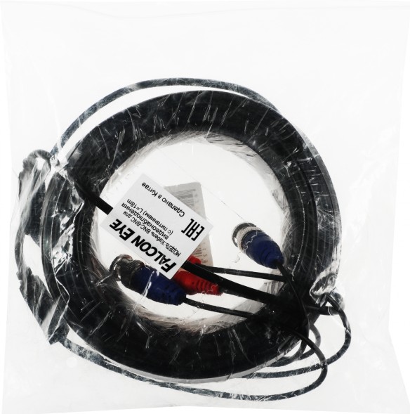 Кабель Falcon Eye BNC-BNC BNC/DC/BNC/DC 18м черный