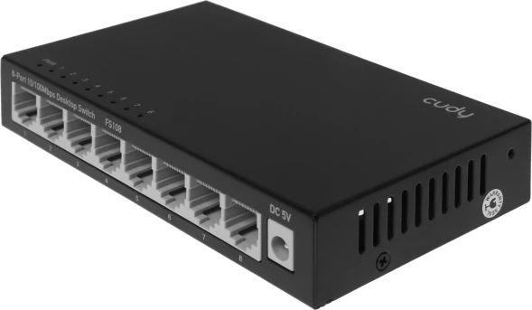 Коммутатор Cudy FS108 (L2) 8x100Мбит/с неуправляемый