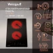 Варочная поверхность Weissgauff HV 312 BKS черный
