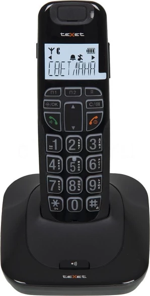 Р/Телефон Dect Texet TX-D7505A черный АОН