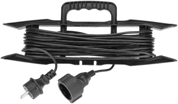 Удлинитель силовой PROconnect PROc-Uc (13-4913) 3x0.75кв.мм 1розет. 10м ПВС 6A пласт.рамка черный