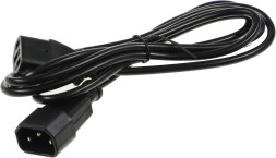 Кабель-удлинитель Ningbo AN23-1008 IEC C13 IEC C14 1.8м черный