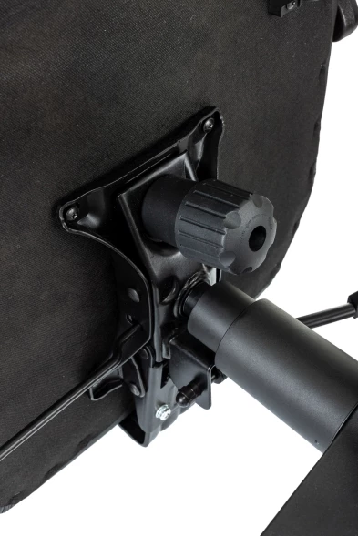 Кресло руководителя Бюрократ T-9950MSG-F черный эко.кожа крестов. пластик подст.для ног