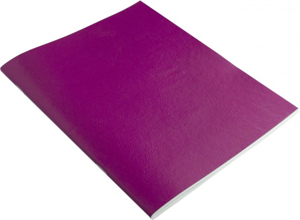 Тетрадь Buro 96л. клет. A5 202х163 1диз. бумвинил скоба бордовый