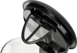 Чайник электрический Hyundai HYK-G2030 1.7л. 2200Вт черный корпус: стекло/пластик