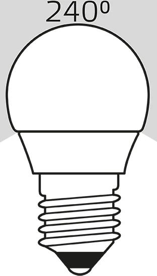 Лампа светодиодная Gauss Elementary 10Вт цок.:E27 шар 220B 4100K св.свеч.бел.нейт. (упак.:1шт) (53220)