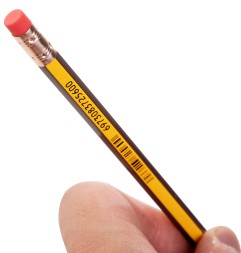 Карандаш ч/г Deli EC004-2B Scribe 2B шестигран. тополь карт.кор. (12шт) ластик