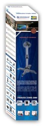 Кронштейн для проектора Kromax PROJECTOR-300 серый макс.10кг потолочный поворот и наклон