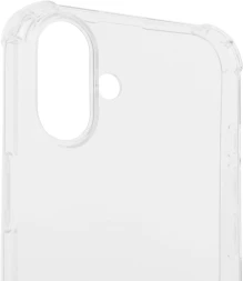 Чехол (клип-кейс) BoraSCO для Apple iPhone 16 Plus Bumper Case прозрачный (73520)