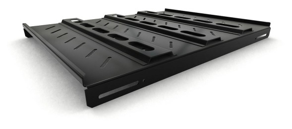 Полка стационарная Hyperline TSH3H-650-RAL9004 1U нагр.:100кг. 19&amp;quot; 650мм черный