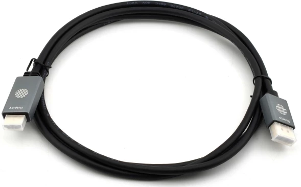 Кабель аудио-видео Cactus CS-DP-HDMI-1.2-2 DisplayPort (m)/HDMI (m) 2м. позолоч.конт. черный