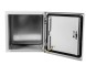 Шкаф электротехнический Elbox ELBOX EMW-500.400.210-1-IP66 одноствор. настенный 500мм 400мм 210мм 195мм IP66 несъемн.бок.пан. 100кг светло-серый сталь
