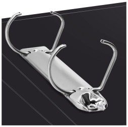 Папка на 2-х кольцах Silwerhof Perlen 271957-75 A4 1мм кор.38мм внутр. с вставкой зеленый металлик