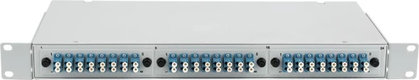Кросс Suprlan09-0256 19&amp;quot; 1U 24xLC/UPC duplex 9/125 OS1/OS2