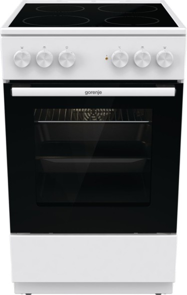 Плита Электрическая Gorenje Essential GEC5A41WG белый/черный стеклокерамика