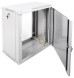 Шкаф коммутационный ЦМО ШРН-ЭКОНОМ (ШРН-Э-12.350) настенный 12U 600x350мм пер.дв.стекл 85кг серый 300мм 15.84кг 180град. 608мм IP20 металл