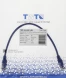 Патч-корд Lanmaster TWT-45-45-0.3-BL UTP RJ-45 вил.-вилка RJ-45 кат.5E 0.3м синий ПВХ (уп.:1шт)