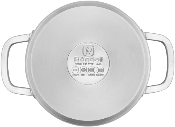 Кастрюля Rondell Modern RDS-1747 2.8л. d=20см (с крышкой) стальной