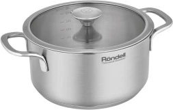 Кастрюля Rondell Modern RDS-1747 2.8л. d=20см (с крышкой) стальной