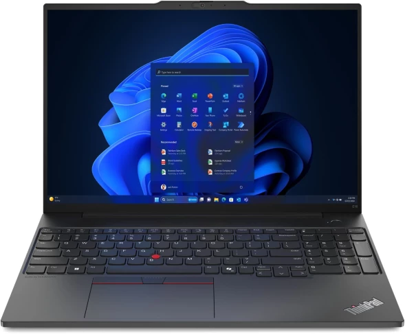 Ноутбук Lenovo ThinkPad E16 G2 Ryzen 7 7735HS 16Gb SSD512Gb AMD Radeon 680M 16&amp;quot; IPS WUXGA (1920x1200) Windows 11 Pro black WiFi BT Cam (21M5S08M00)