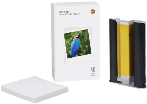 Фотобумага Xiaomi Instant Photo Paper 3&amp;quot; BHR6756GL A7/273г/м2/40л./белый глянцевое гладкая для термической печати