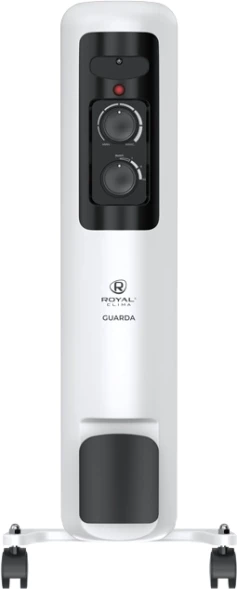 Радиатор масляный Royal Clima GUARDA ROR-GU11-2500M 2500Вт белый/серый