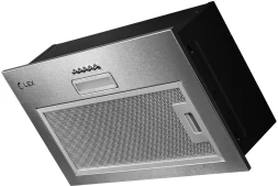 Вытяжка встраиваемая Lex GS Bloc LIGHT 600 INOX нержавеющая сталь управление: кнопочное (1 мотор)