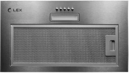 Вытяжка встраиваемая Lex GS Bloc LIGHT 600 INOX нержавеющая сталь управление: кнопочное (1 мотор)