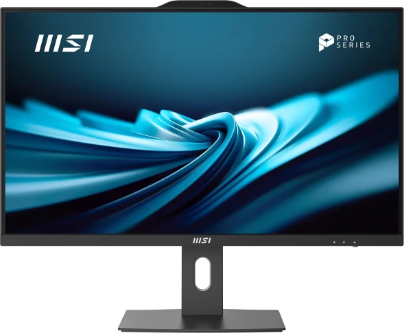 Моноблок MSI Pro AP272P 14M-630XRU 27&amp;quot; Full HD i3 14100 (3.5) 8Gb SSD512Gb UHDG 730 без ОС GbitEth WiFi BT 120W клавиатура мышь Cam черный 1920x1080