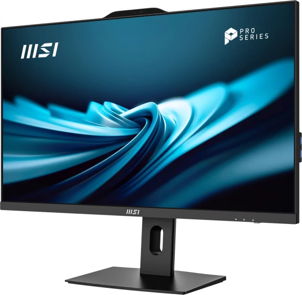 Моноблок MSI Pro AP272P 14M-630XRU 27&amp;quot; Full HD i3 14100 (3.5) 8Gb SSD512Gb UHDG 730 без ОС GbitEth WiFi BT 120W клавиатура мышь Cam черный 1920x1080
